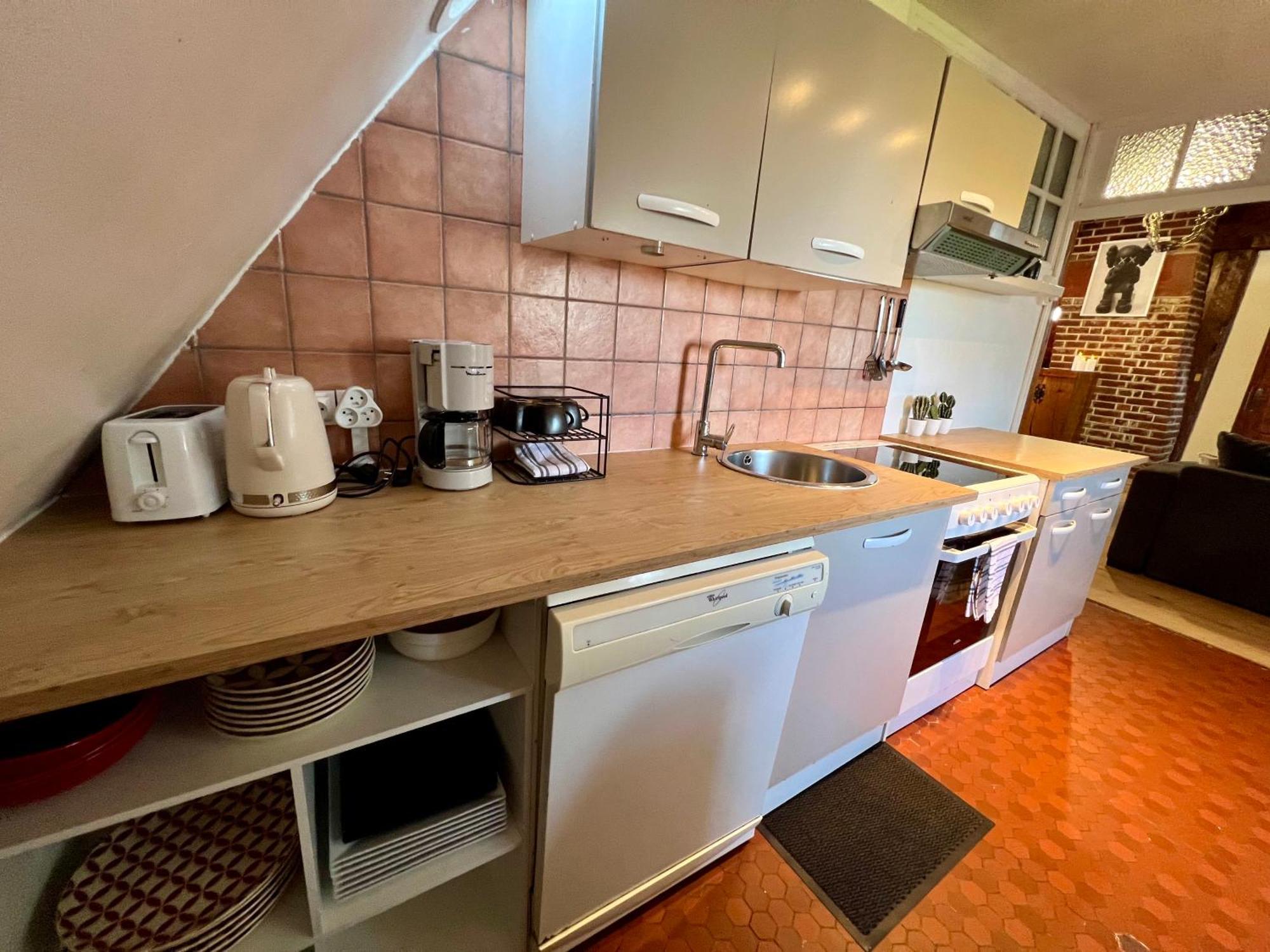 Spacieux Appartement Jardin, Bbq, Vue Sur Mer, Trouville Exteriér fotografie